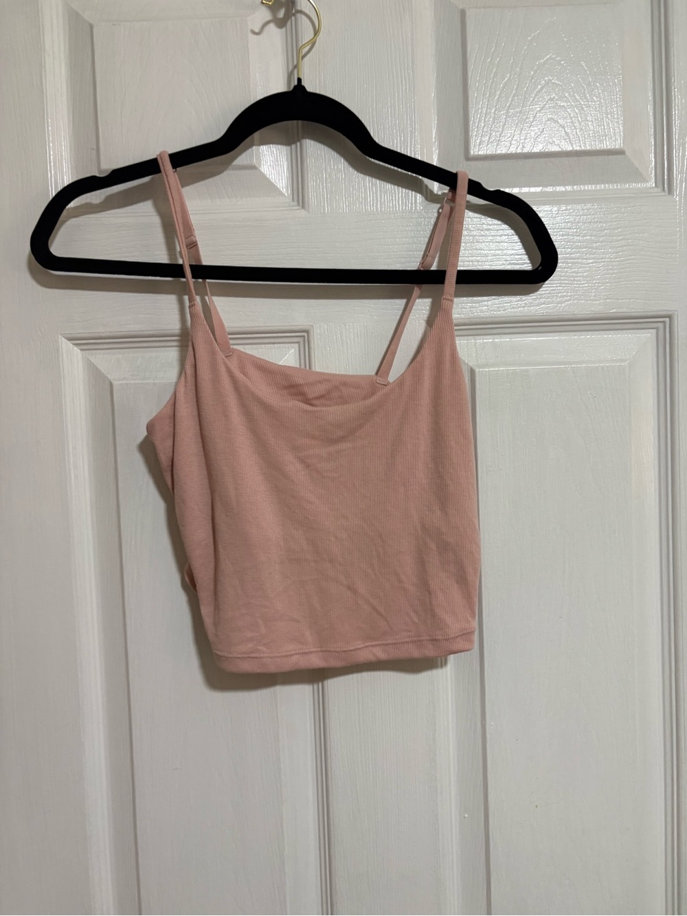 Old Navy Light Pink Slim-Strap Cropped Camisole